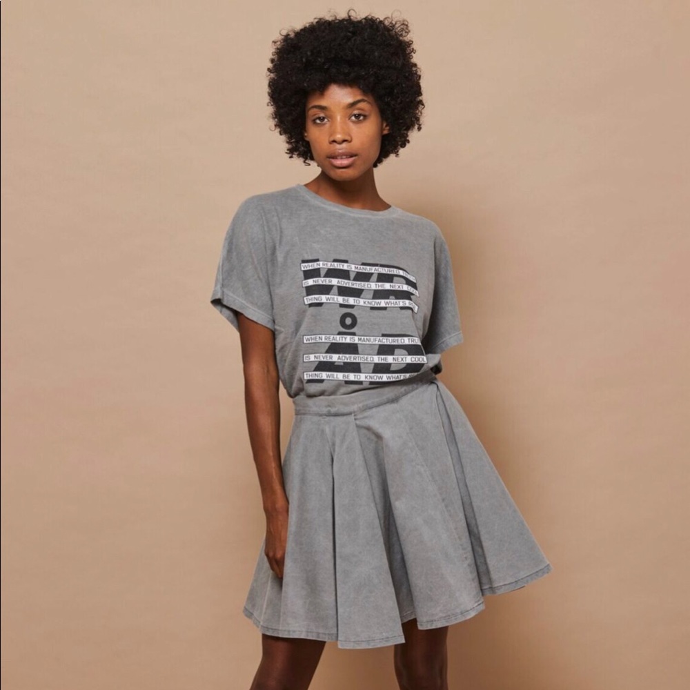 NWT WRÅD Unisex GRAPHITE-TEE Size S-M, M-L